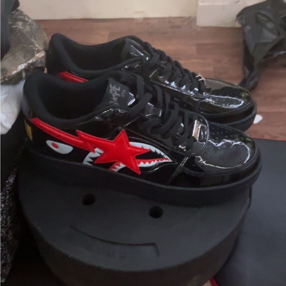 Bape Low Bapesta Black